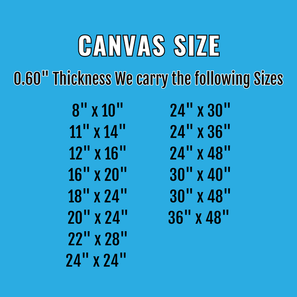Custom Canvas Wall Art – Premium Gallery Wrap (0.60" Thick)