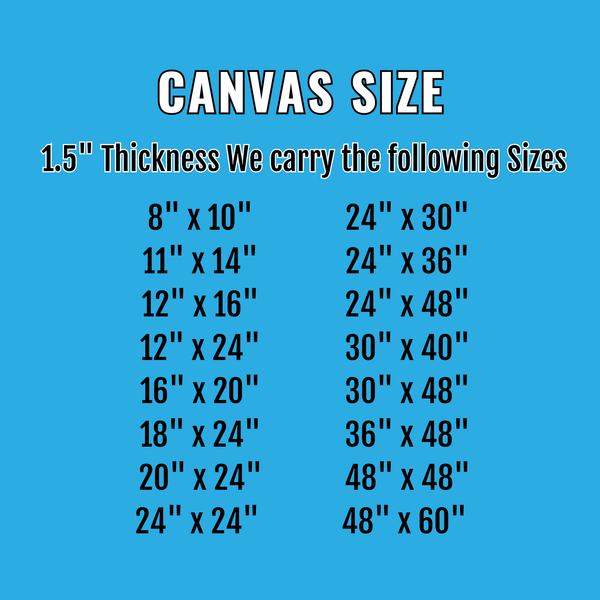 Custom Canvas Wall Art – Premium Gallery Wrap (0.60" Thick)