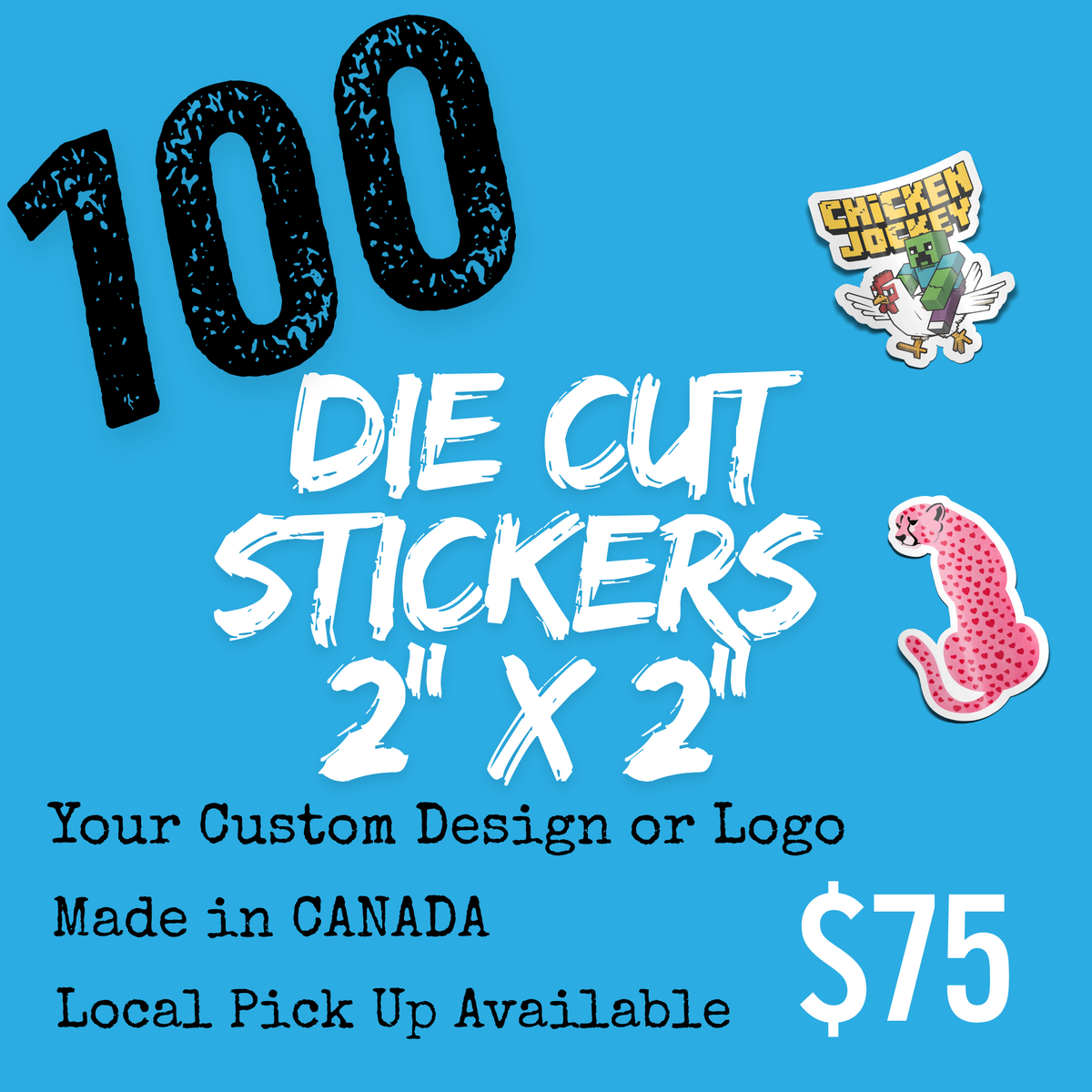 Custom Die-Cut Stickers — Made Just for You in Canada