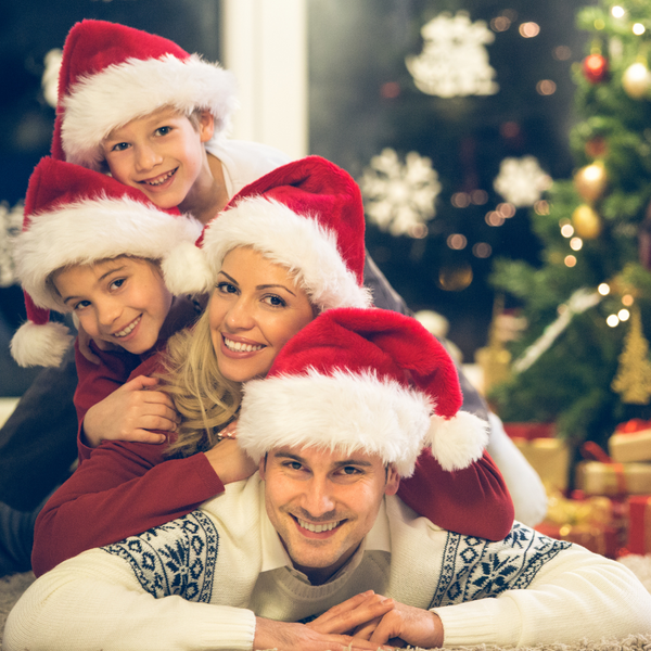 Custom Christmas Ornament • Personalized Photo Ornament • Custom Text • Holiday Gift • Ceramic Round Ornament