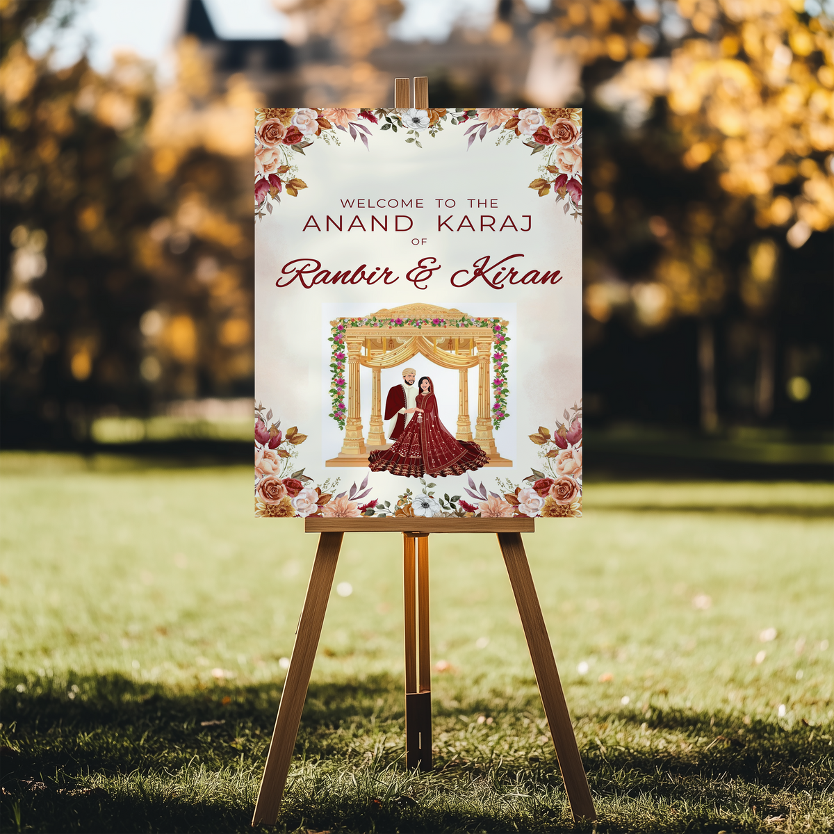 Event Signage Foam Board | Welcome Sign | Seating Chart | Wedding Sign | Birthday Sign | 18×24 & 24×36 | Custom Printed  | Same-Day Print Available